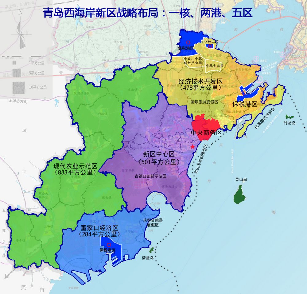 青島發(fā)展規(guī)劃圖最新版，科技重塑未來，展現(xiàn)城市嶄新藍圖